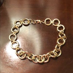 J Crew Gold Chain Link Necklace